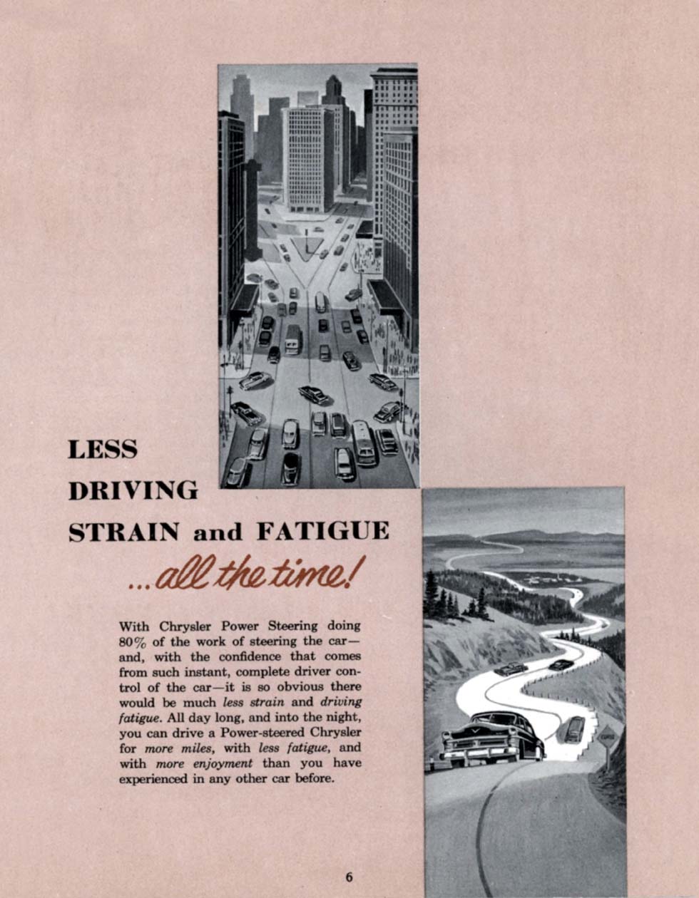 1951 Chrysler Power Steering Brochure Page 2